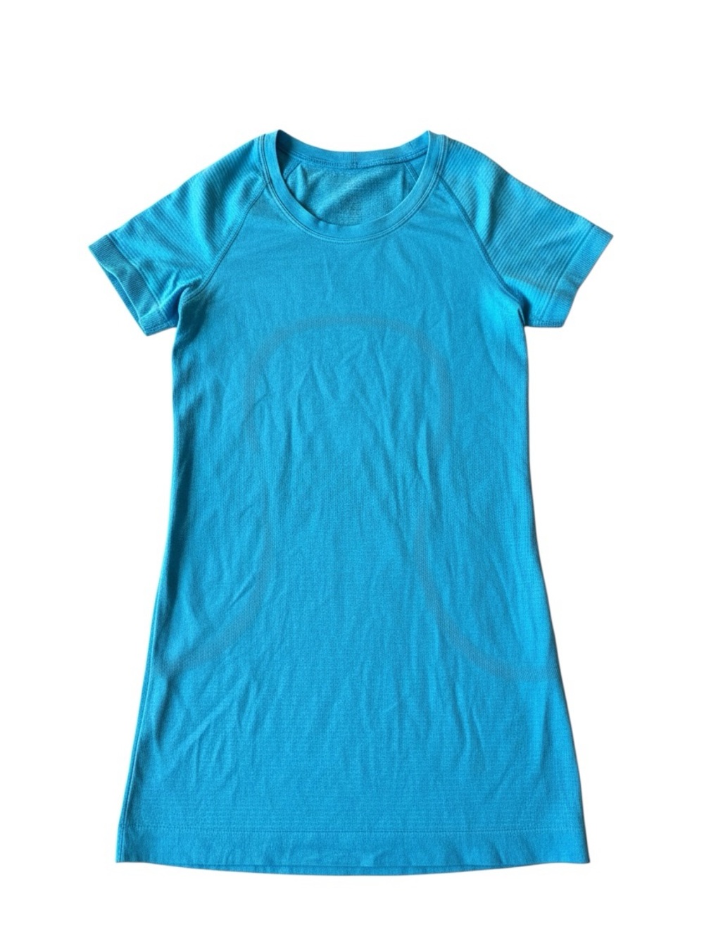 Lululemon Women’s Short Sleeve Crewneck Top in Bright Aqua Size 0